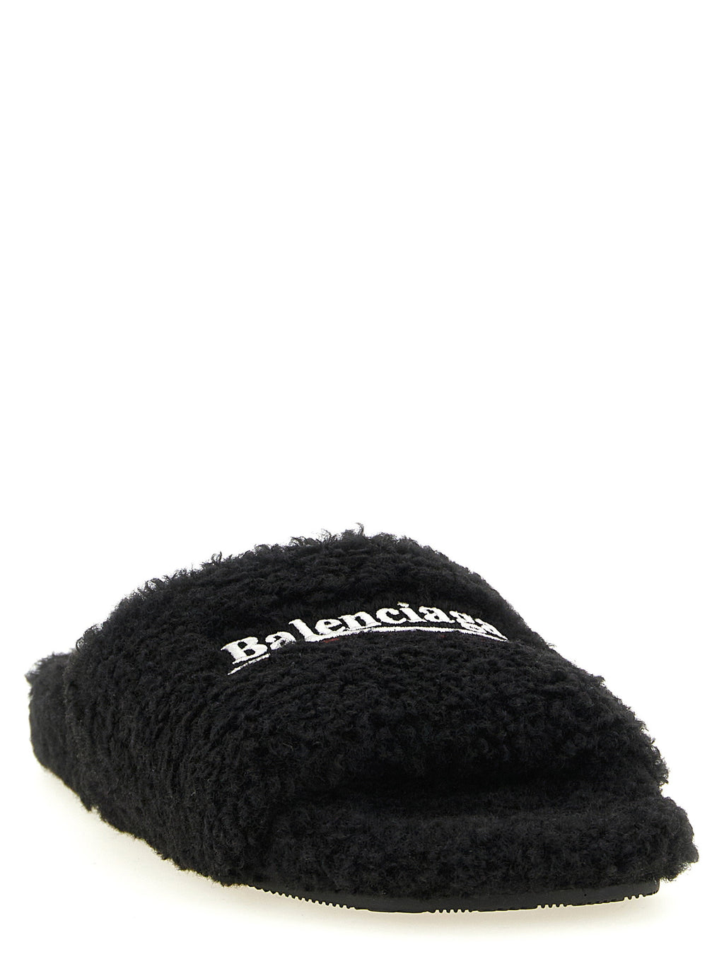 Balenciaga Furry Open Sandals