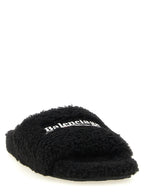 Balenciaga Furry Open Sandals