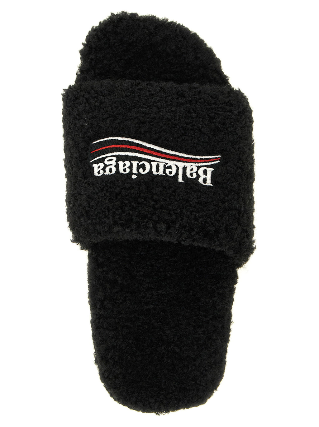 Balenciaga Furry Open Sandals
