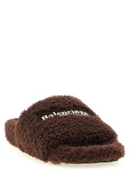 Balenciaga Furry Open Sandals