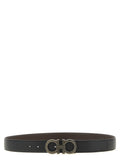 Ferragamo Doppio Gancini Reversible Belt