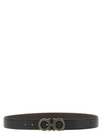 Ferragamo Doppio Gancini Reversible Belt
