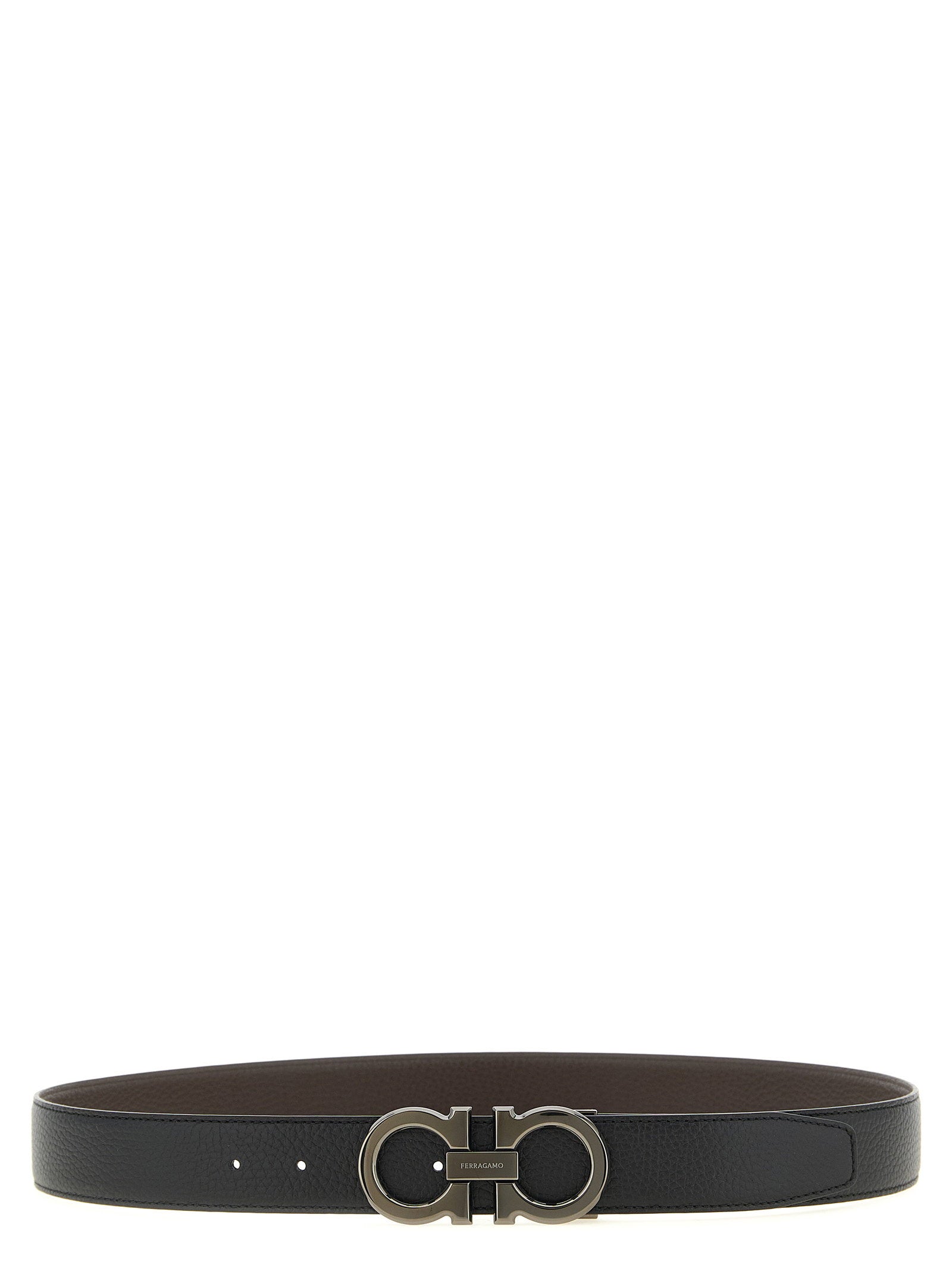 Ferragamo Doppio Gancini Reversible Belt