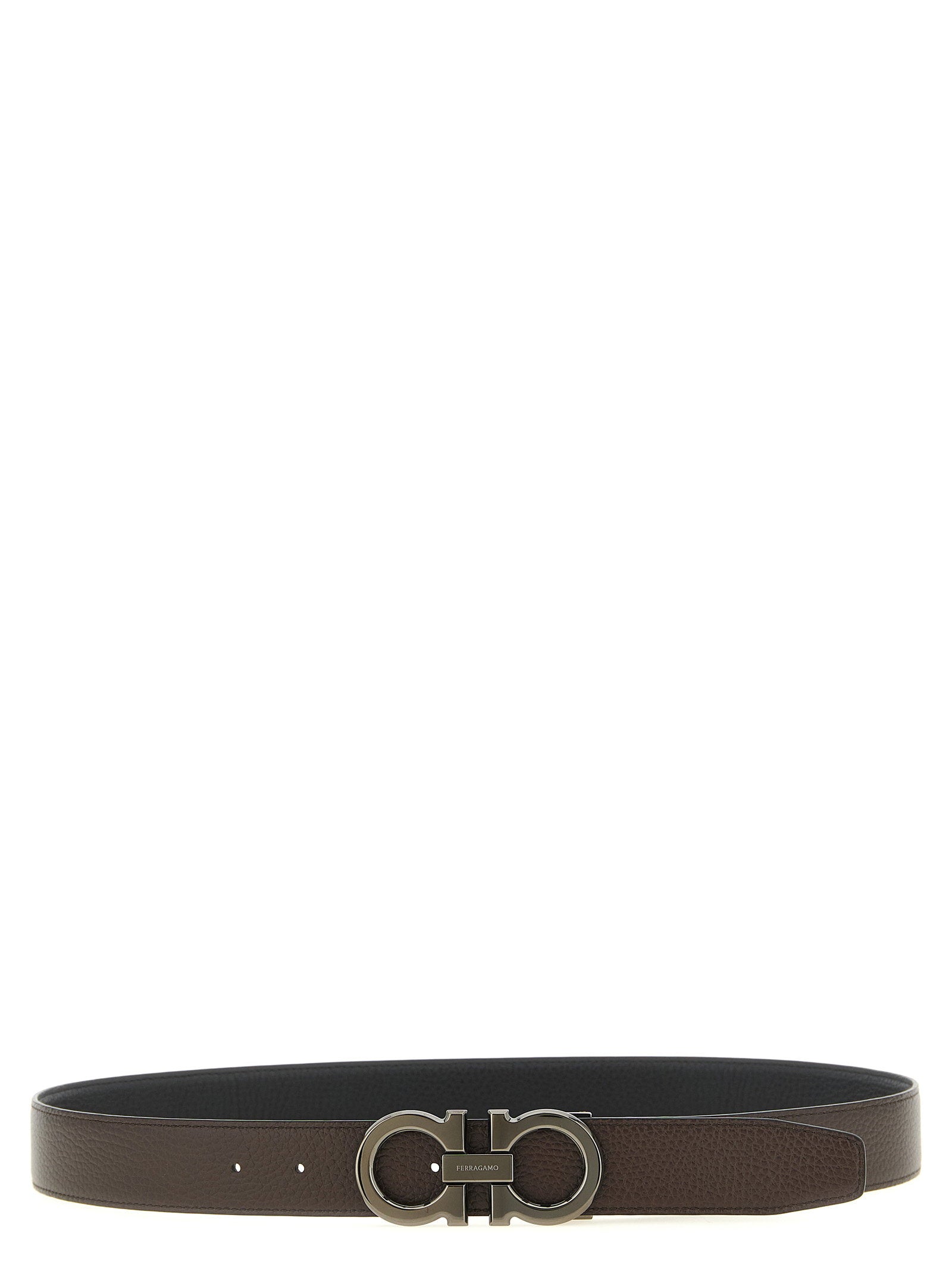Ferragamo Doppio Gancini Reversible Belt