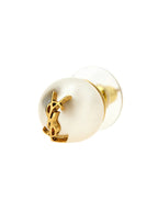 Saint Laurent Asymetrique Perle’ Earrings