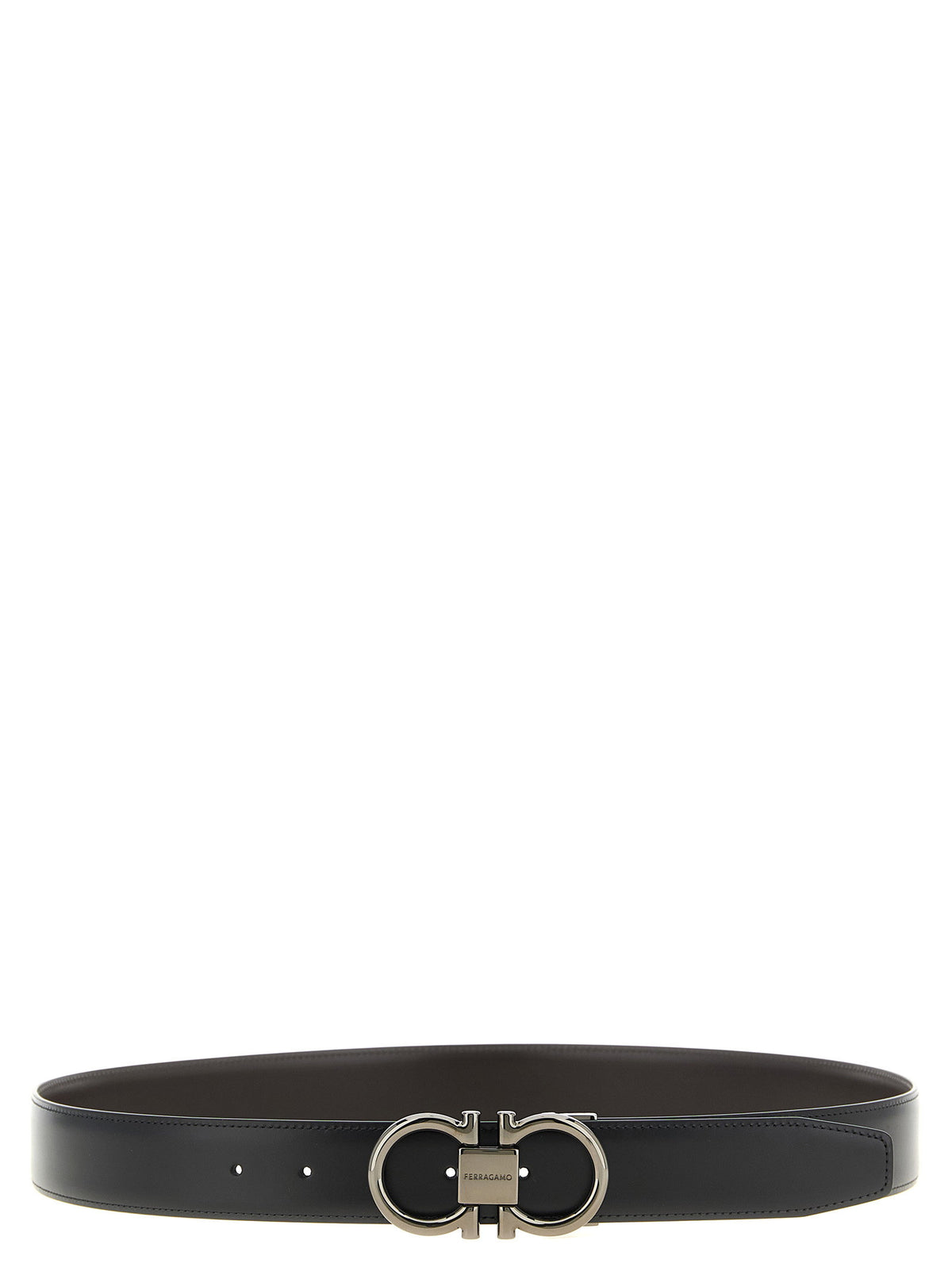 Ferragamo Double Gancini Reversible Belt