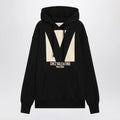Black sweatshirt with Chez Valentino print