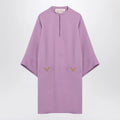 Valentino Lilac silk mini dress