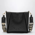 Stella McCartney Square black crossbody bag with logo