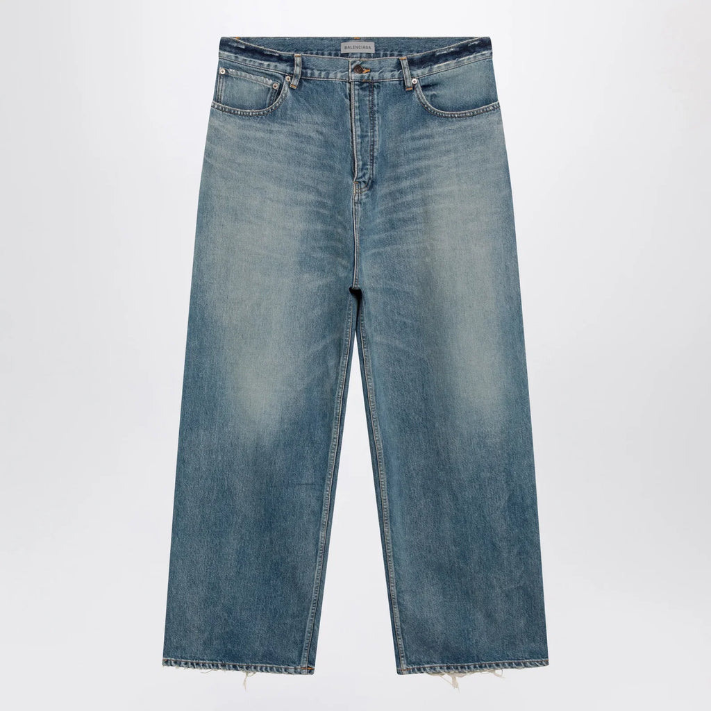Balenciaga Baggy jeans in blue cotton denim