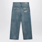 Balenciaga Baggy jeans in blue cotton denim