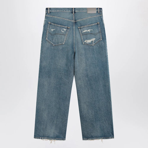 Balenciaga Baggy jeans in blue cotton denim