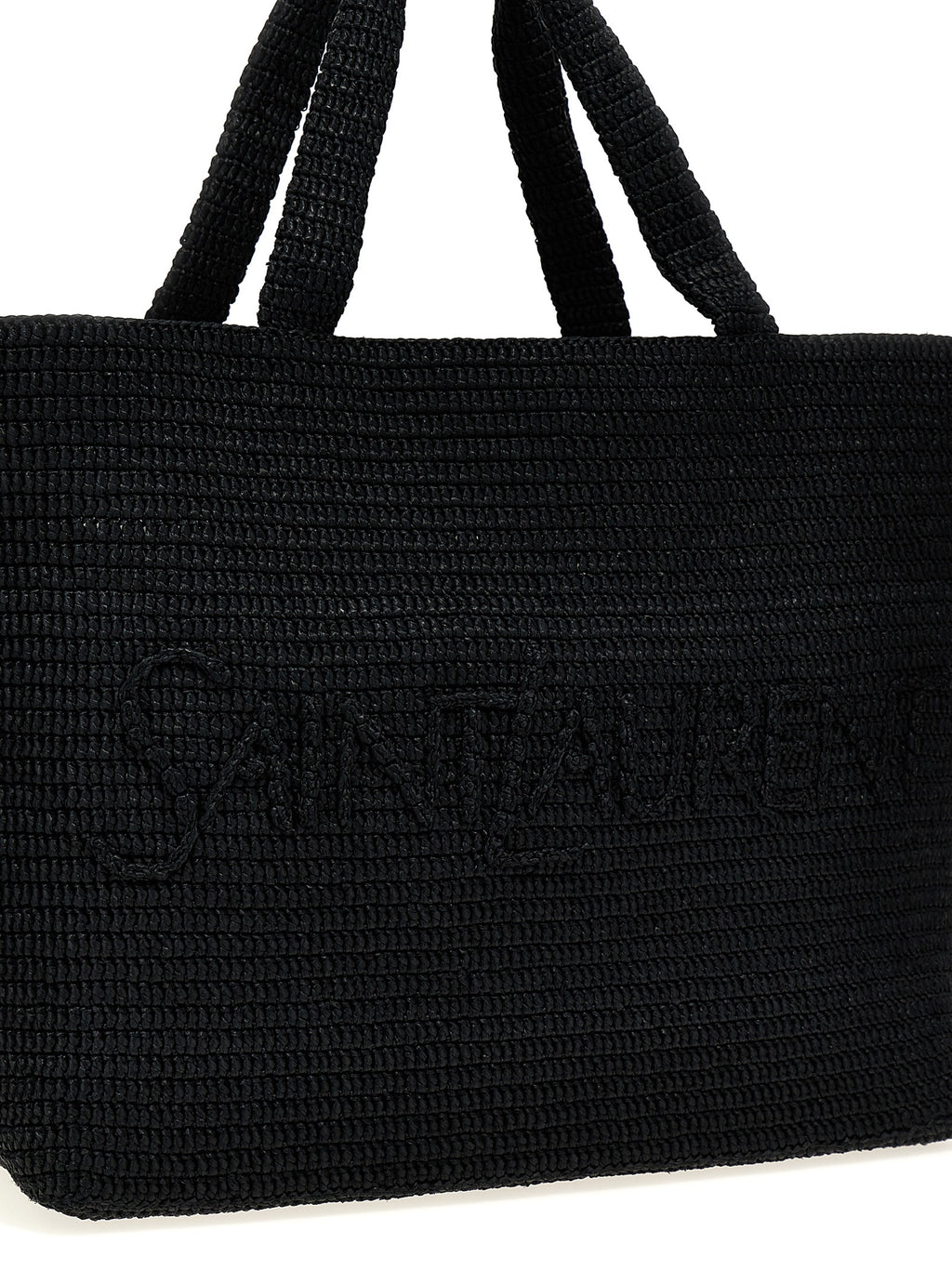 Saint Laurent Rafia Tote Bag