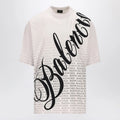 Balenciaga White Big B T-shirt