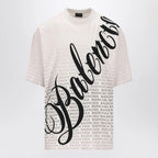 Balenciaga White Big B T-shirt