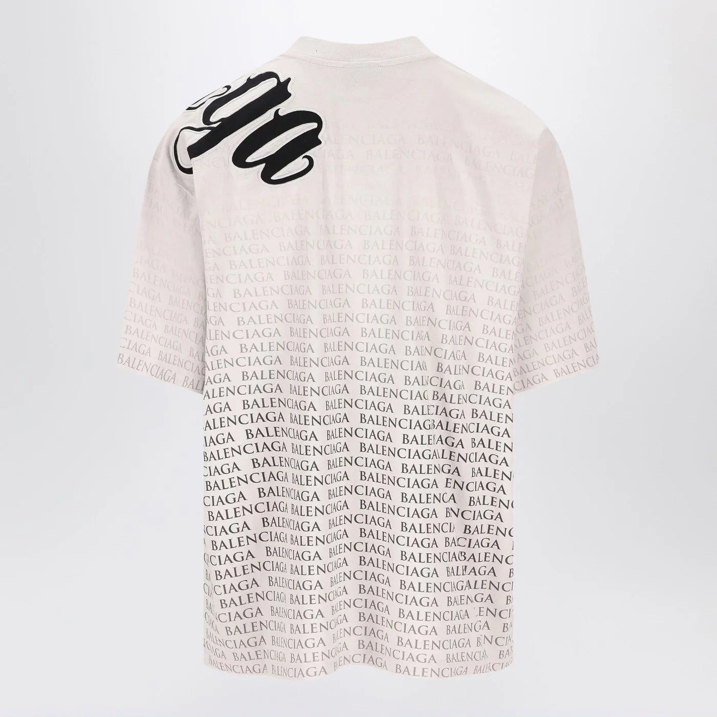 Balenciaga White Big B T-shirt
