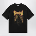 Balenciaga Black oversized T-shirt with logo print