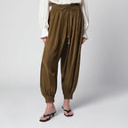 ZIMMERMANN Olive silk habotai harem pants