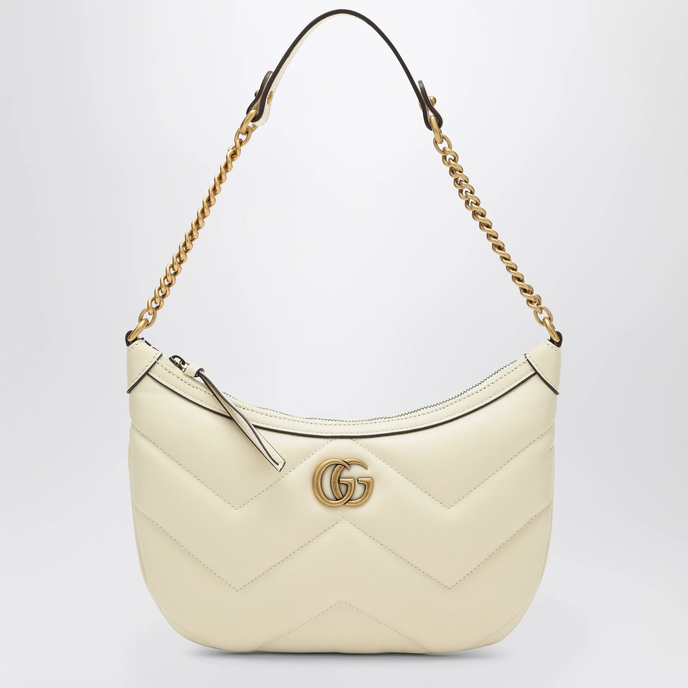 GUCCI GG Marmont small shoulder bag white