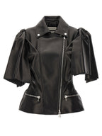 Alexander McQueen Bow Knot Biker Vest