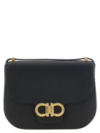 Ferragamo North-south Double Gancini Crossbody Bag