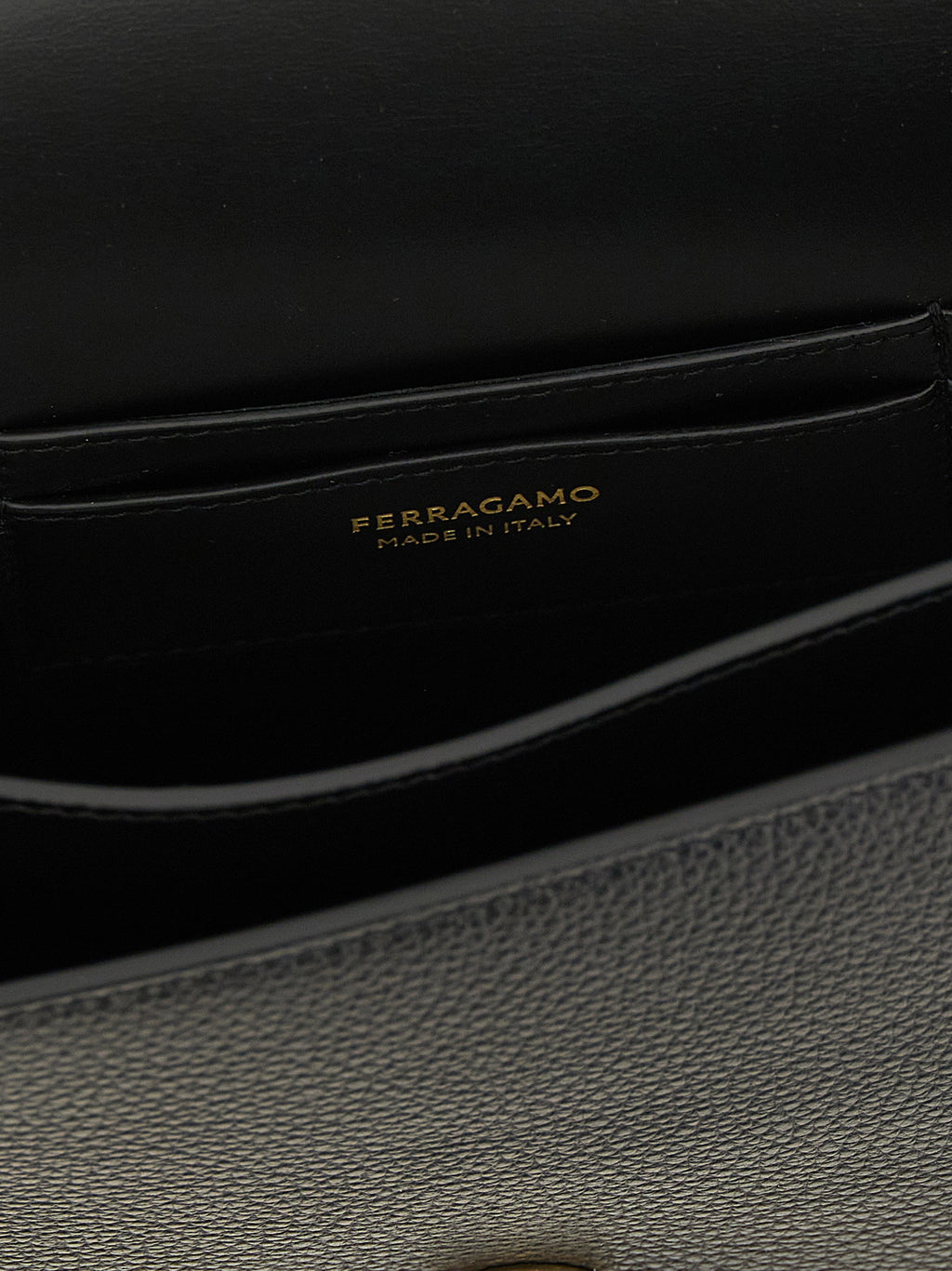Ferragamo North-south Double Gancini Crossbody Bag