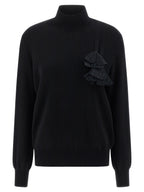 Ferragamo Floral Insert Sweater