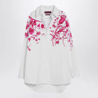 GUCCI White shirt with fuchsia print