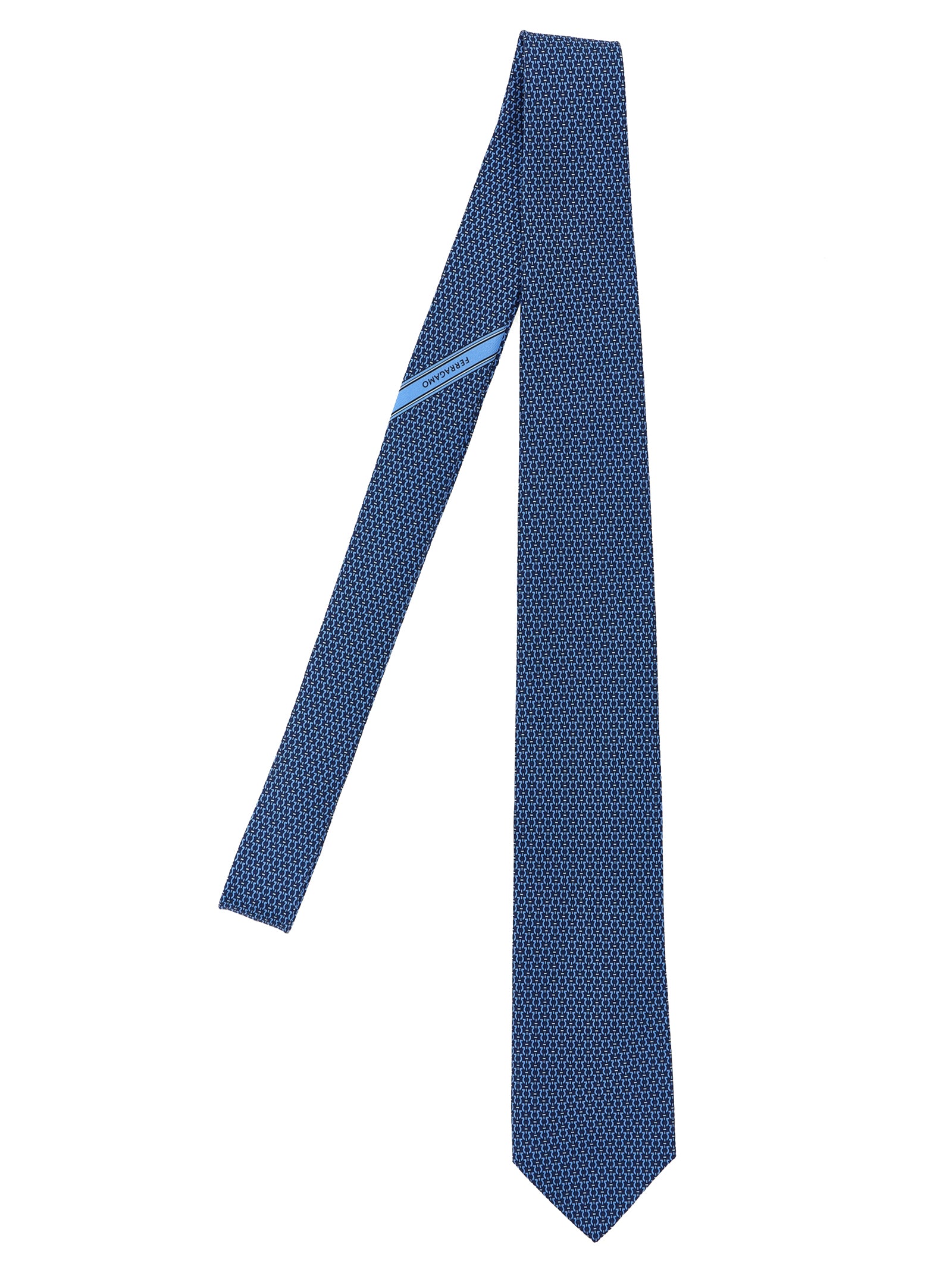 Ferragamo Gancini Print Tie