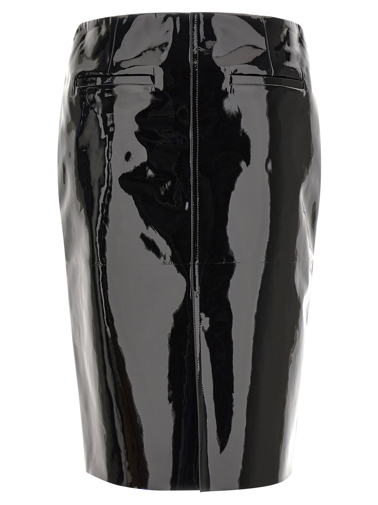 Ferragamo Patent Skirt