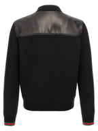 Gucci Bimaterial Bomber Jacket