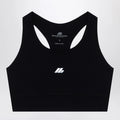 Balenciaga Black Activewear sleeveless top in matt nylon blend