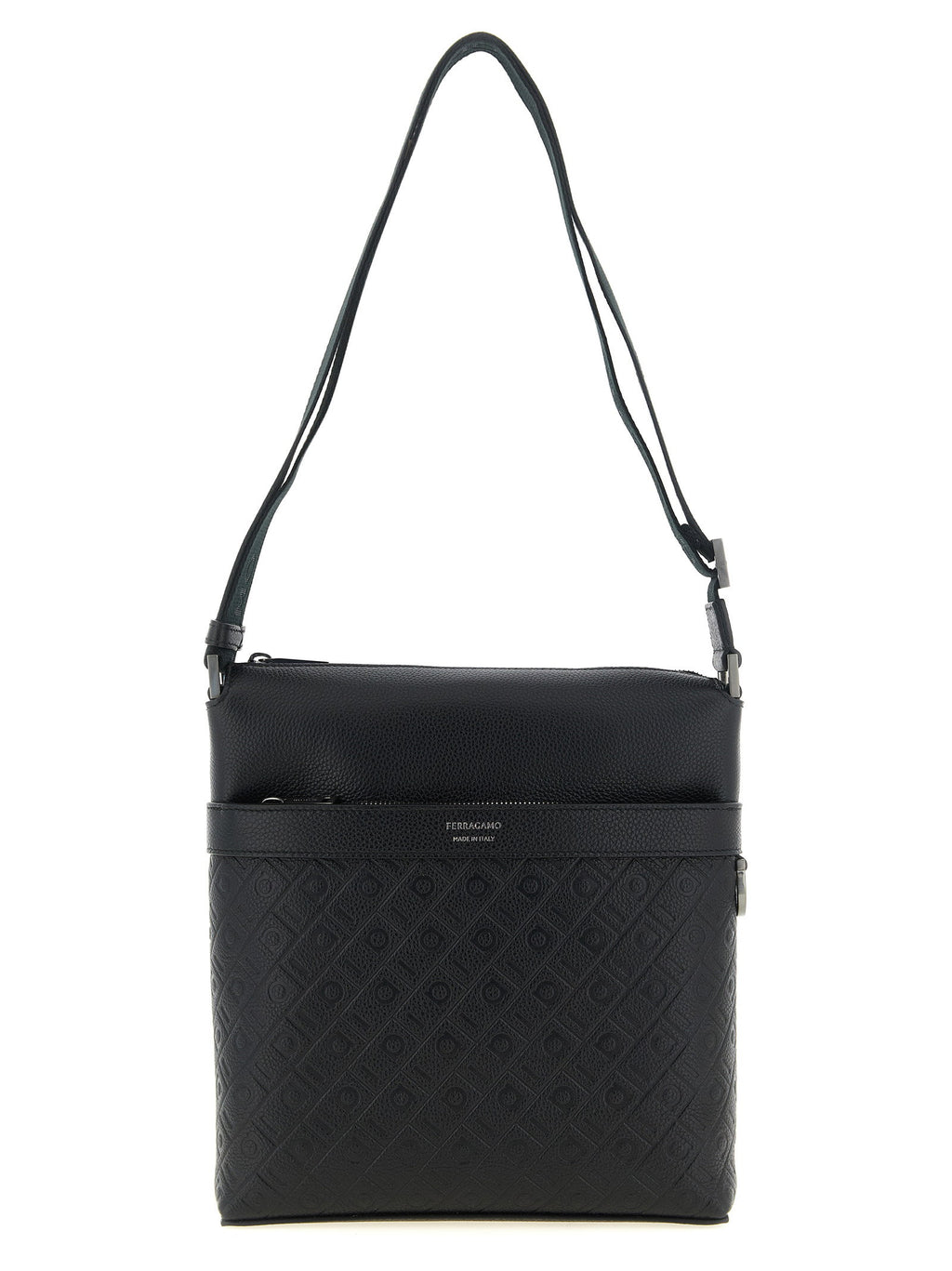 Ferragamo Monogram Messenger Crossbody Bag