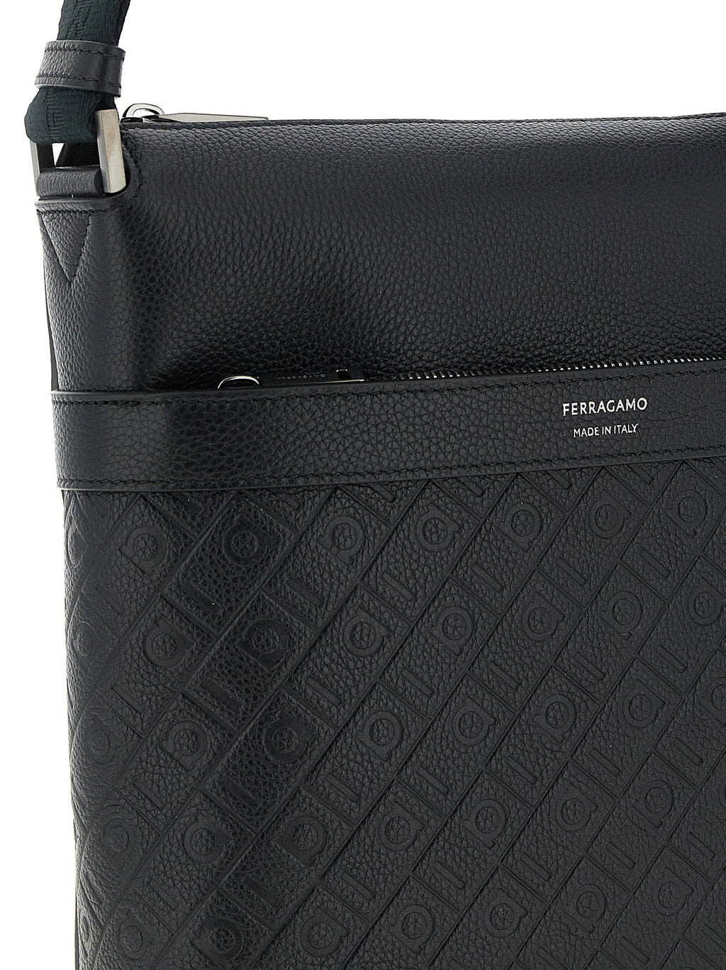 Ferragamo Monogram Messenger Crossbody Bag