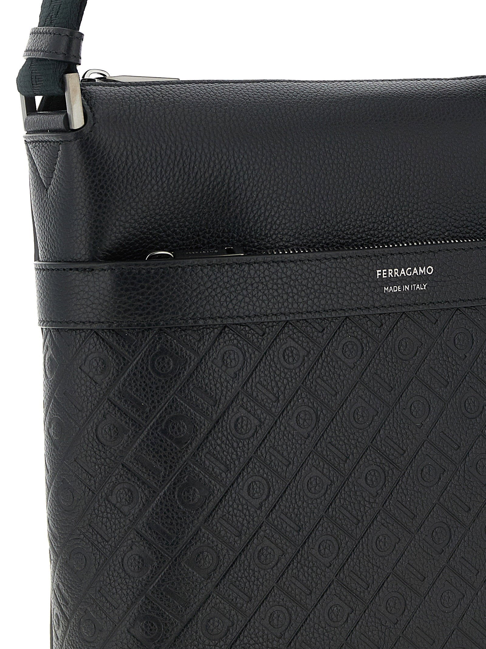 Ferragamo Monogram Messenger Crossbody Bag