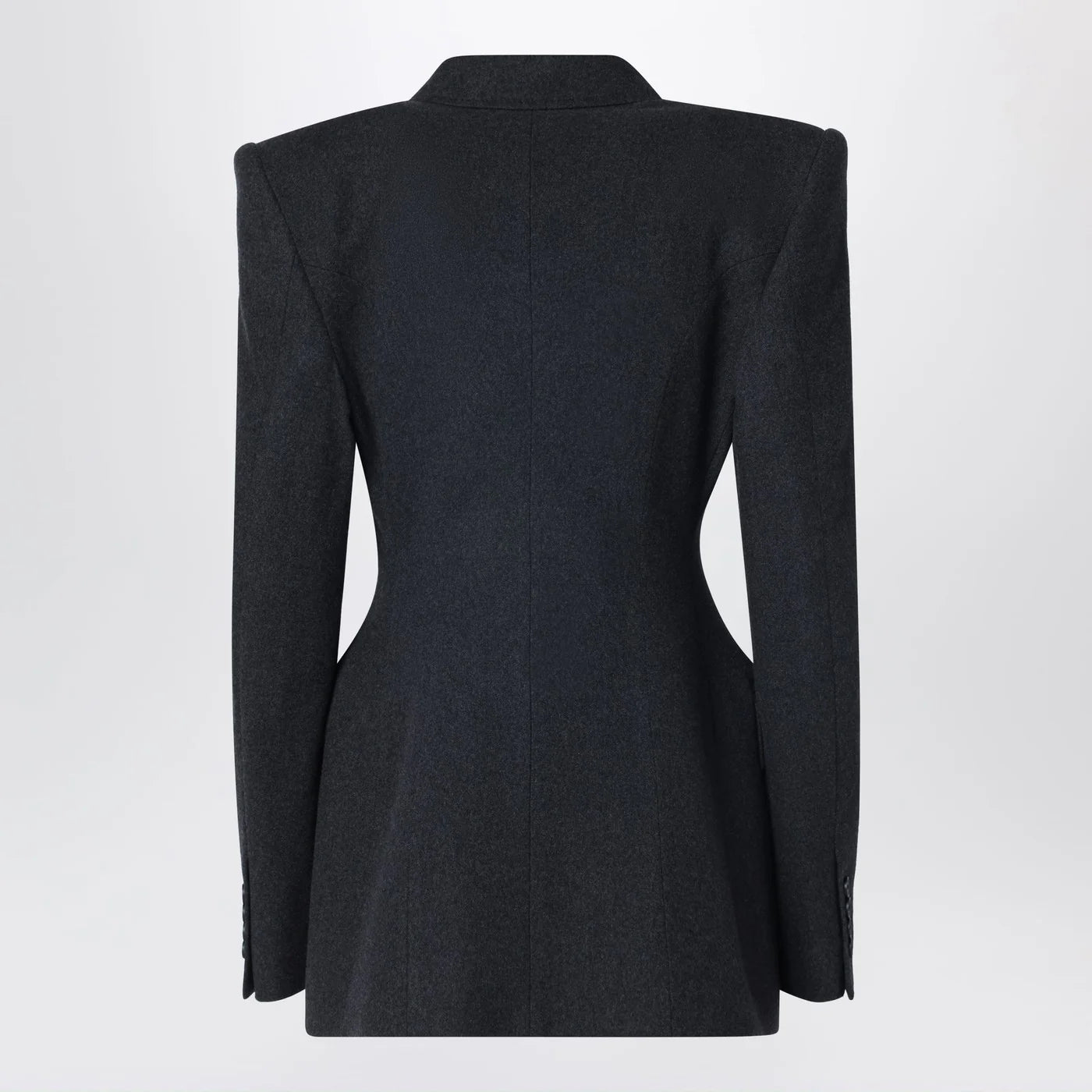 Balenciaga Grey double-breasted cashmere jacket