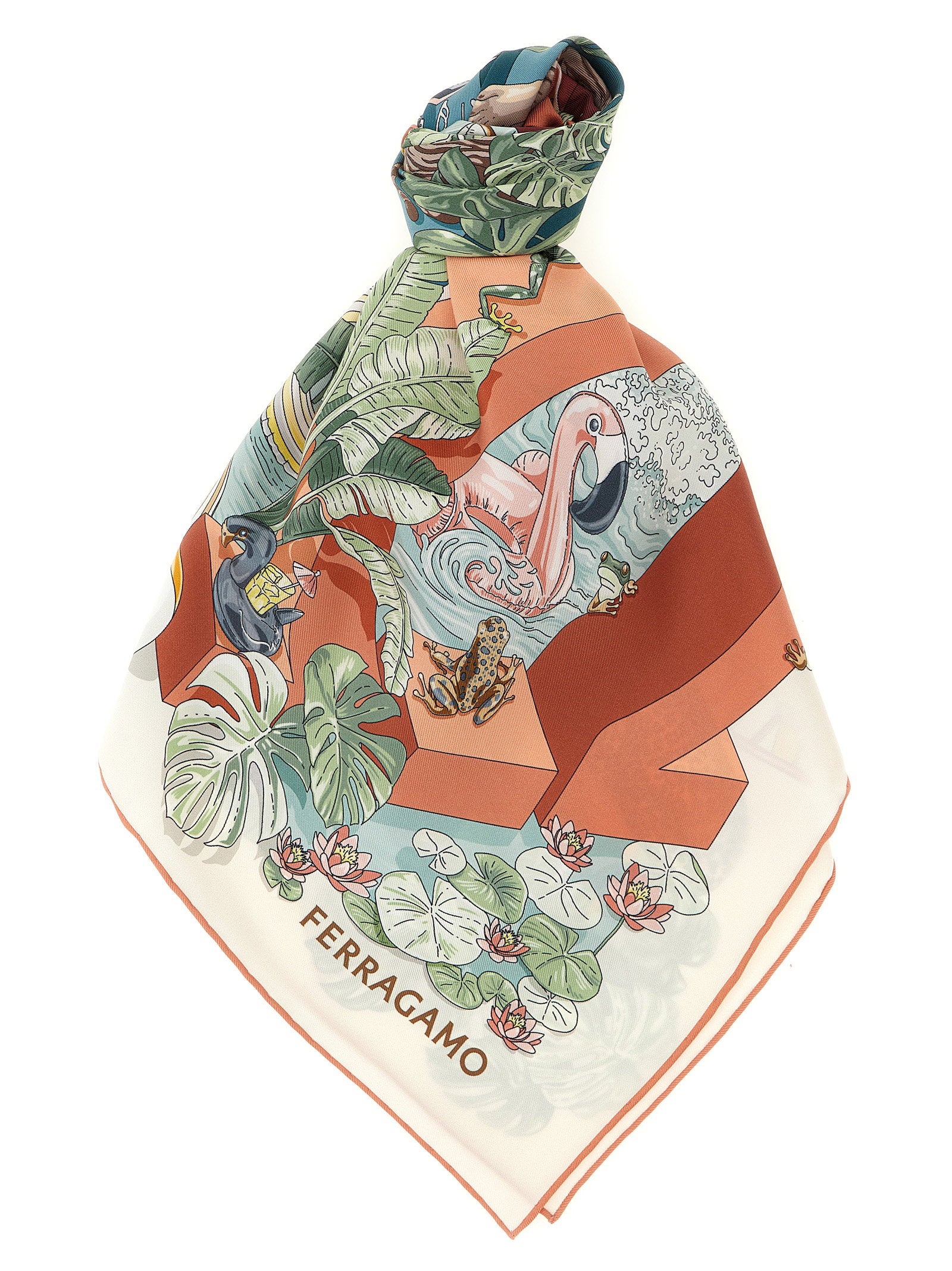Ferragamo Jungle Party Scarf