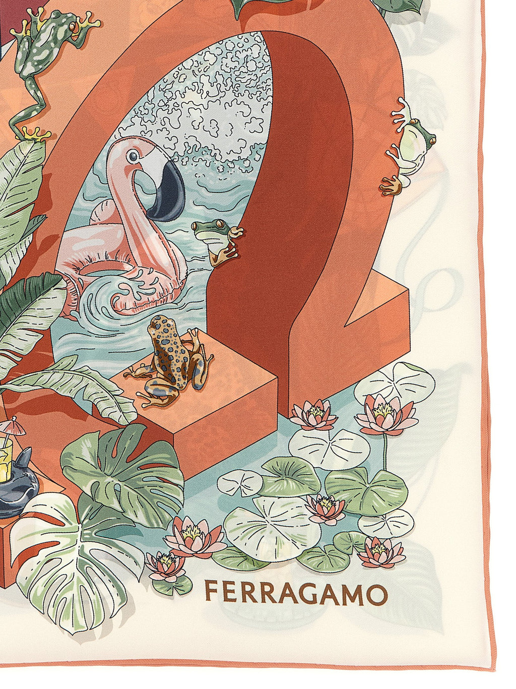 Ferragamo Jungle Party Scarf