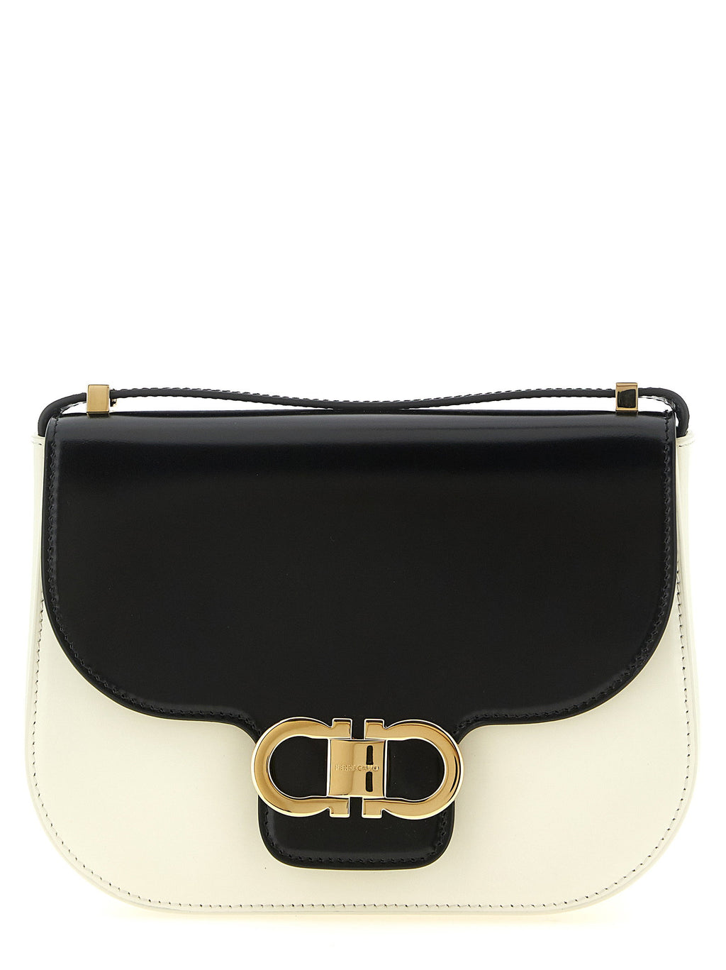 Ferragamo North-south Double Gancini (xs) Crossbody Bag