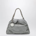 Stella McCartney Black Falabella Mini drawstring bag with drawstring closure