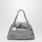 Stella McCartney Black Falabella Mini drawstring bag with drawstring closure