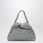 Stella McCartney Black Falabella Mini drawstring bag with drawstring closure