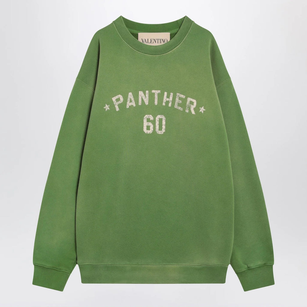 Crew neck sweatshirt Chez Valentino green