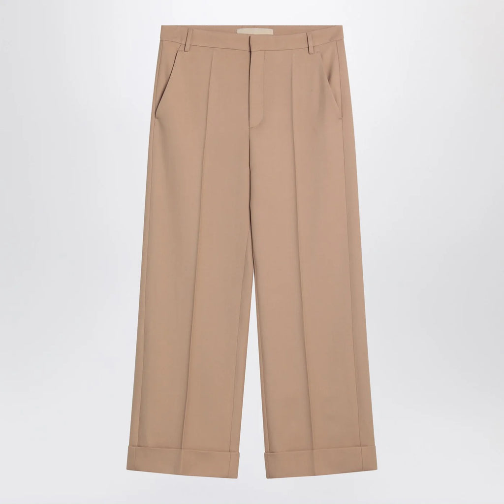 Valentino Camel-coloured wool trousers