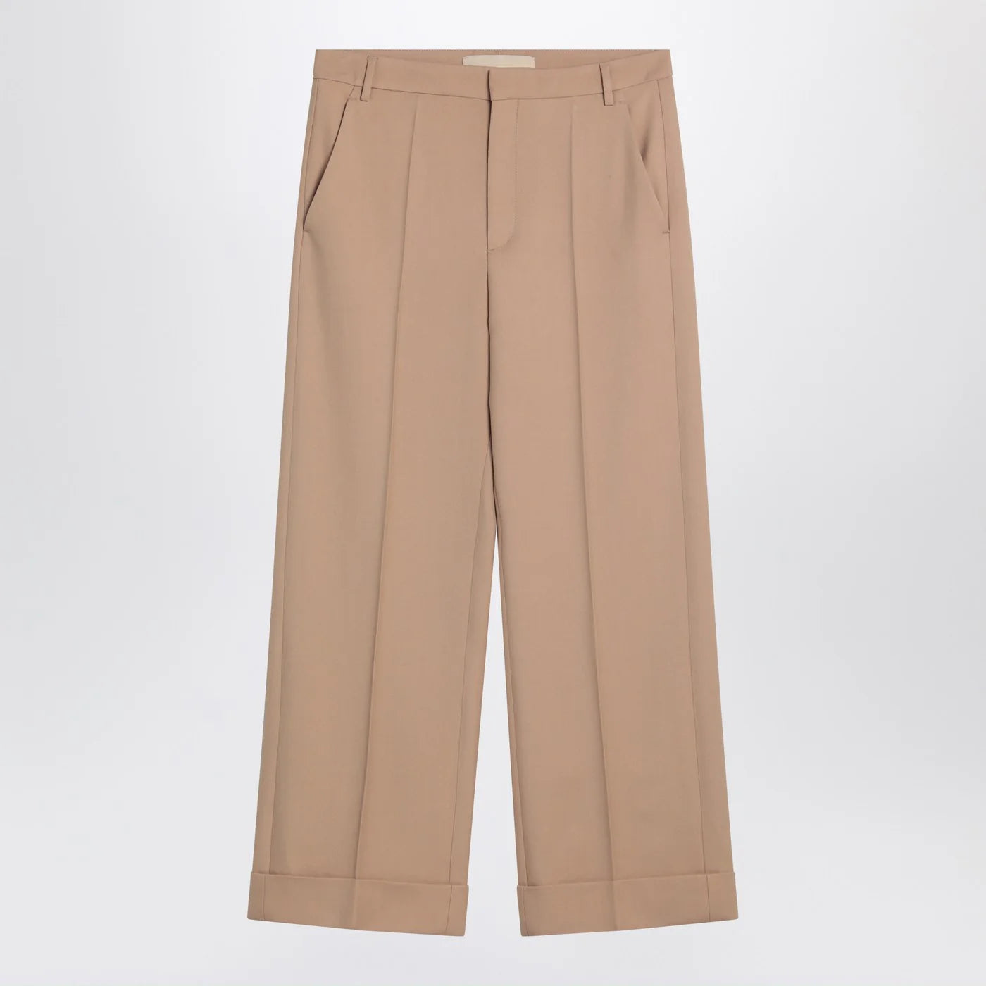 Valentino Camel-coloured wool trousers