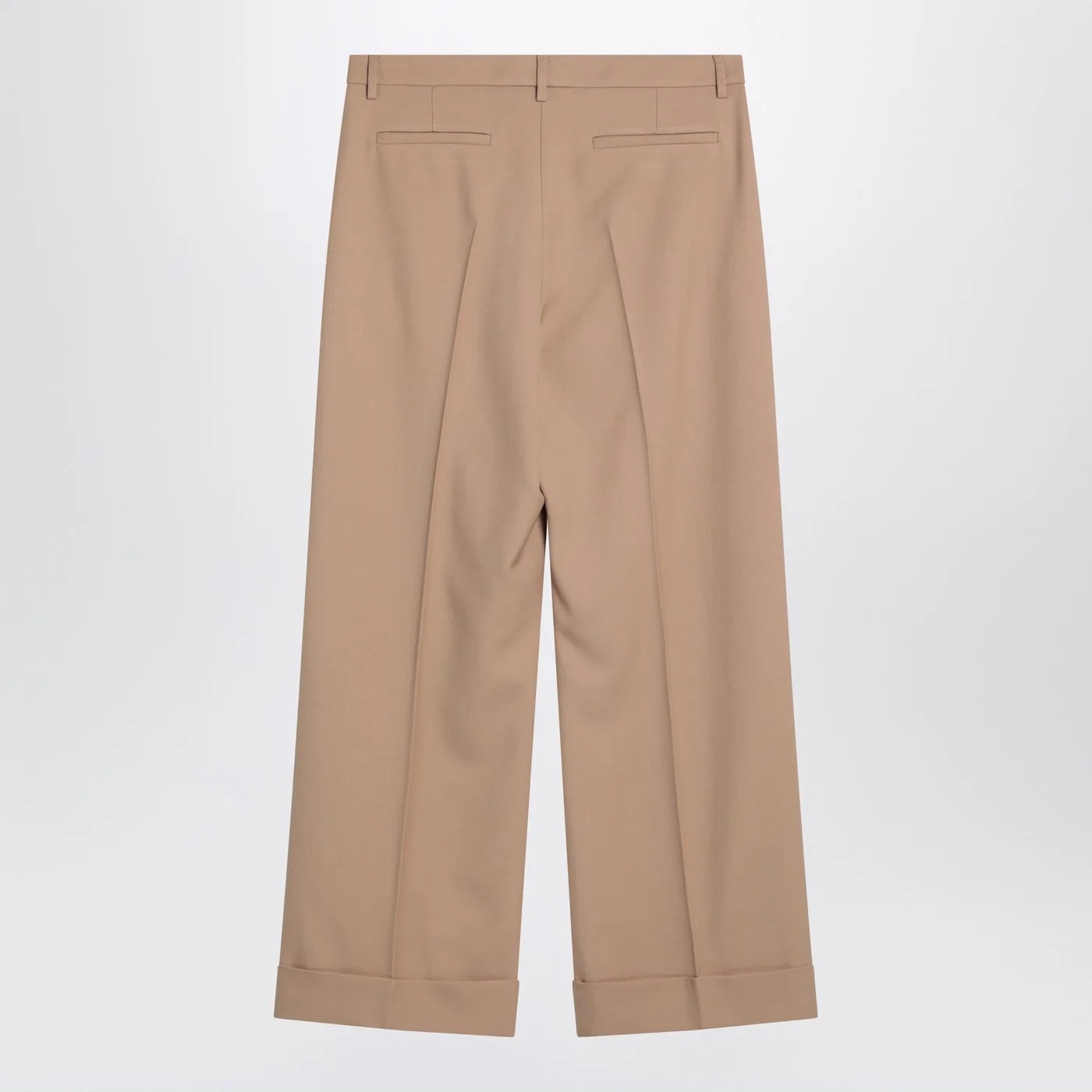 Valentino Camel-coloured wool trousers