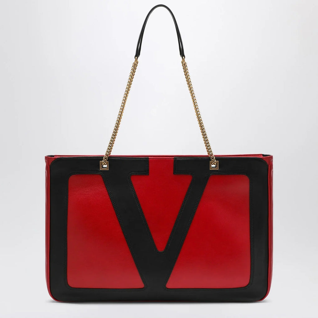 Valentino Garavani Large Viva Superstar bag red/black