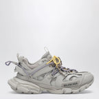 Balenciaga Track Trail Sneakers in yellow, purple, brown and black