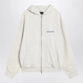 White Balenciaga Back sweatshirt Regular Fit