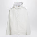 GUCCI White zip-up jacket with logo print